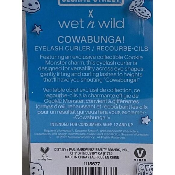 Wet N Wild Sesame Street Cookie Monster Eyelash Curler Limited Edition NEW - Picture 8 of 10